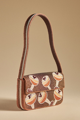 By Anthropologie The Fiona Beaded Bag: Food & Drink Edition In Multicolor