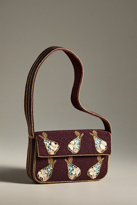 By Anthropologie The Fiona Beaded Bag: Food & Drink Edition