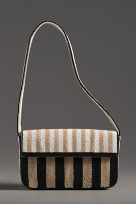 By Anthropologie The Fiona Beaded Bag: Geometric Edition