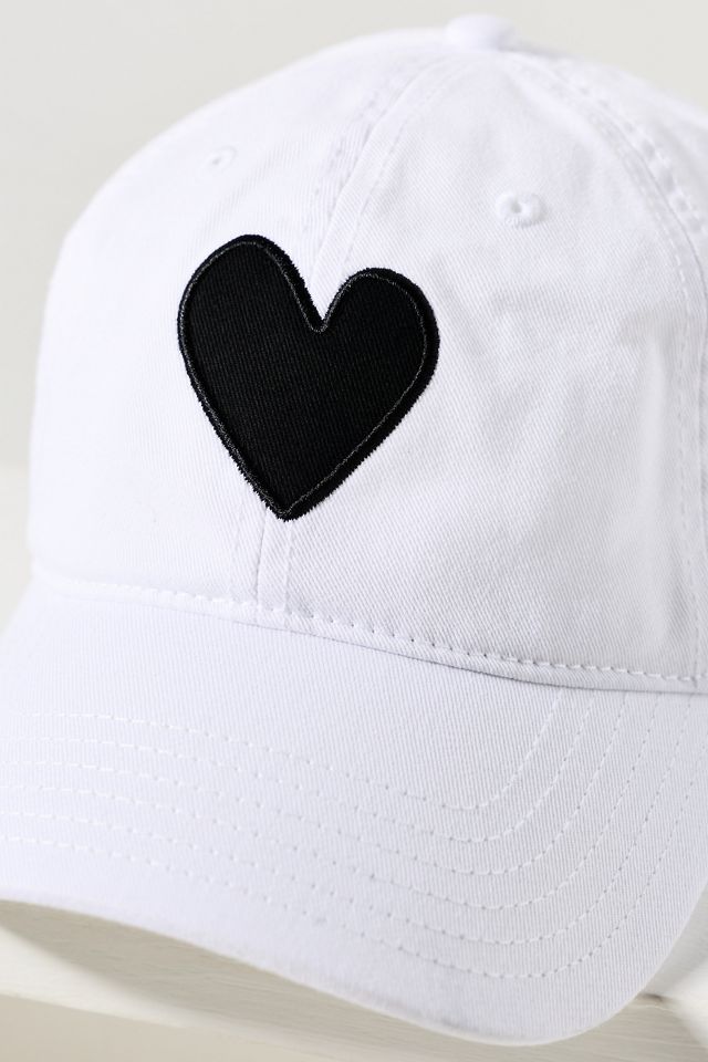 Kerri Rosenthal Heart Patch Baseball Cap #2