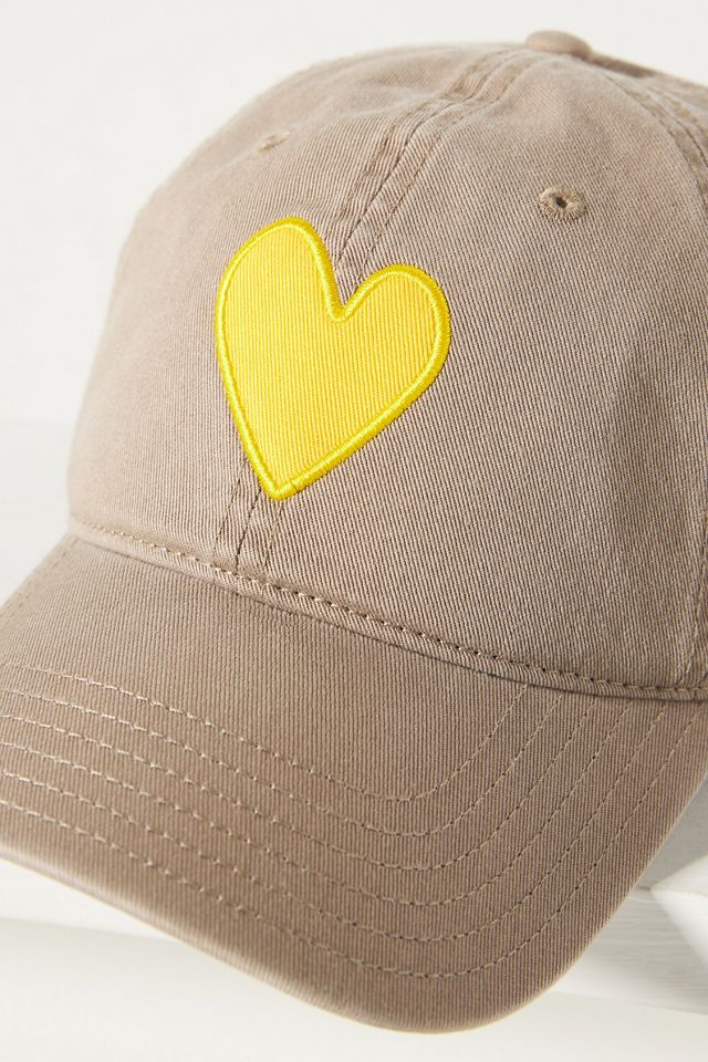 Kerri Rosenthal Heart Patch Baseball Cap