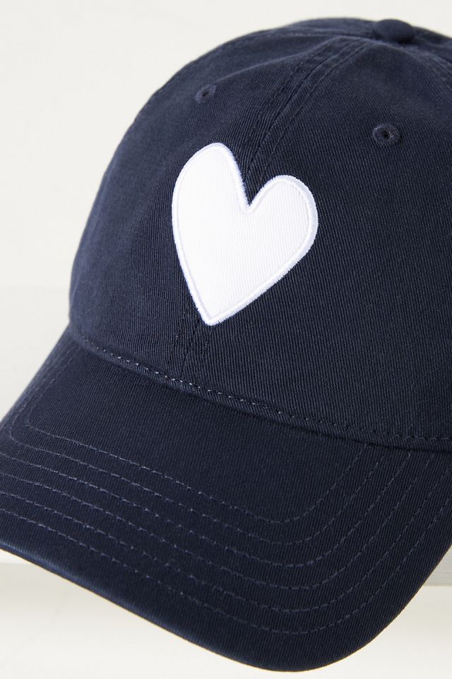 Kerri Rosenthal Heart Patch Baseball Cap #2