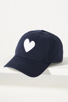 Kerri Rosenthal Heart Patch Baseball Cap