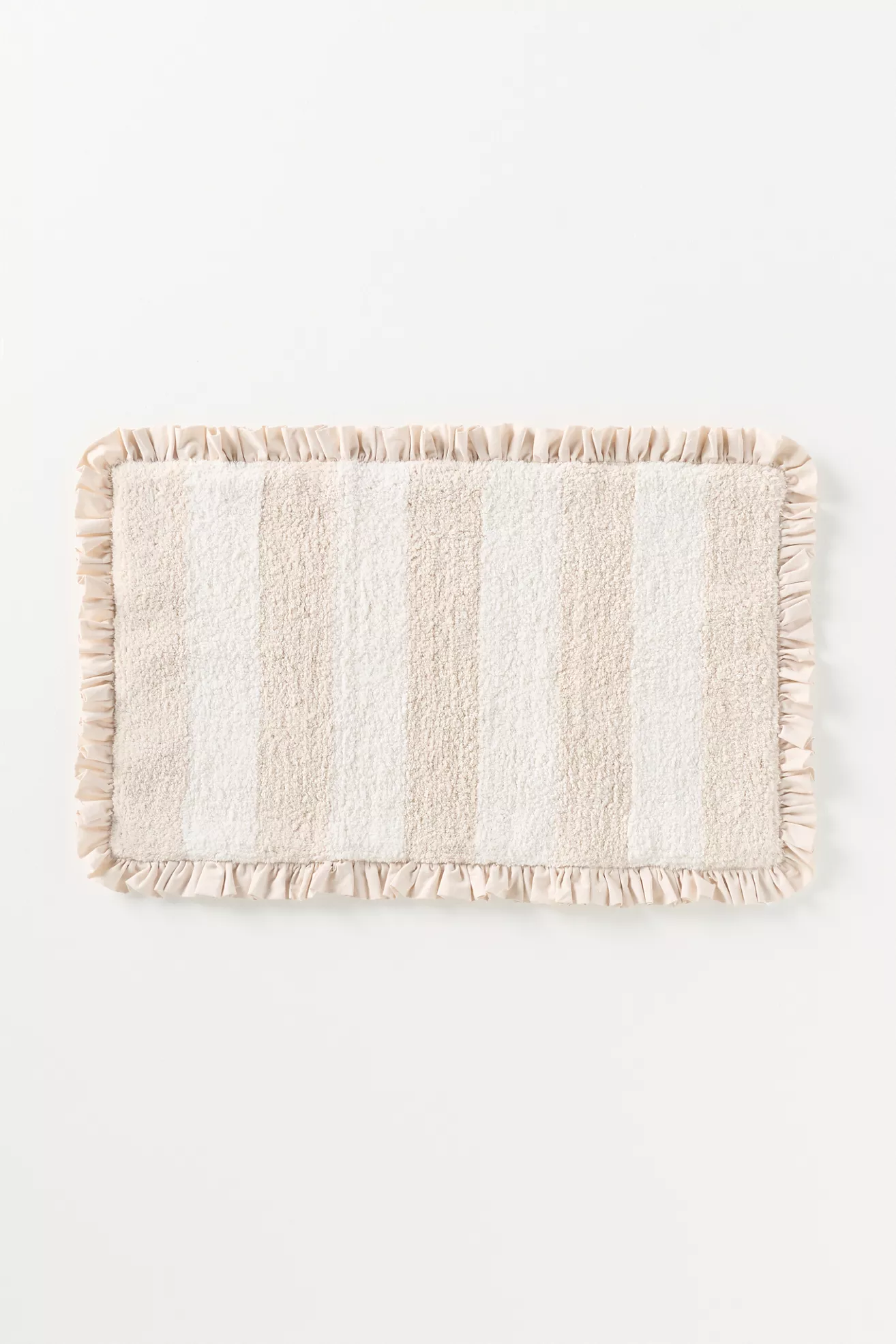 Maeve Ruffled Stripe Tufted Bath Mat - thumbnail 4