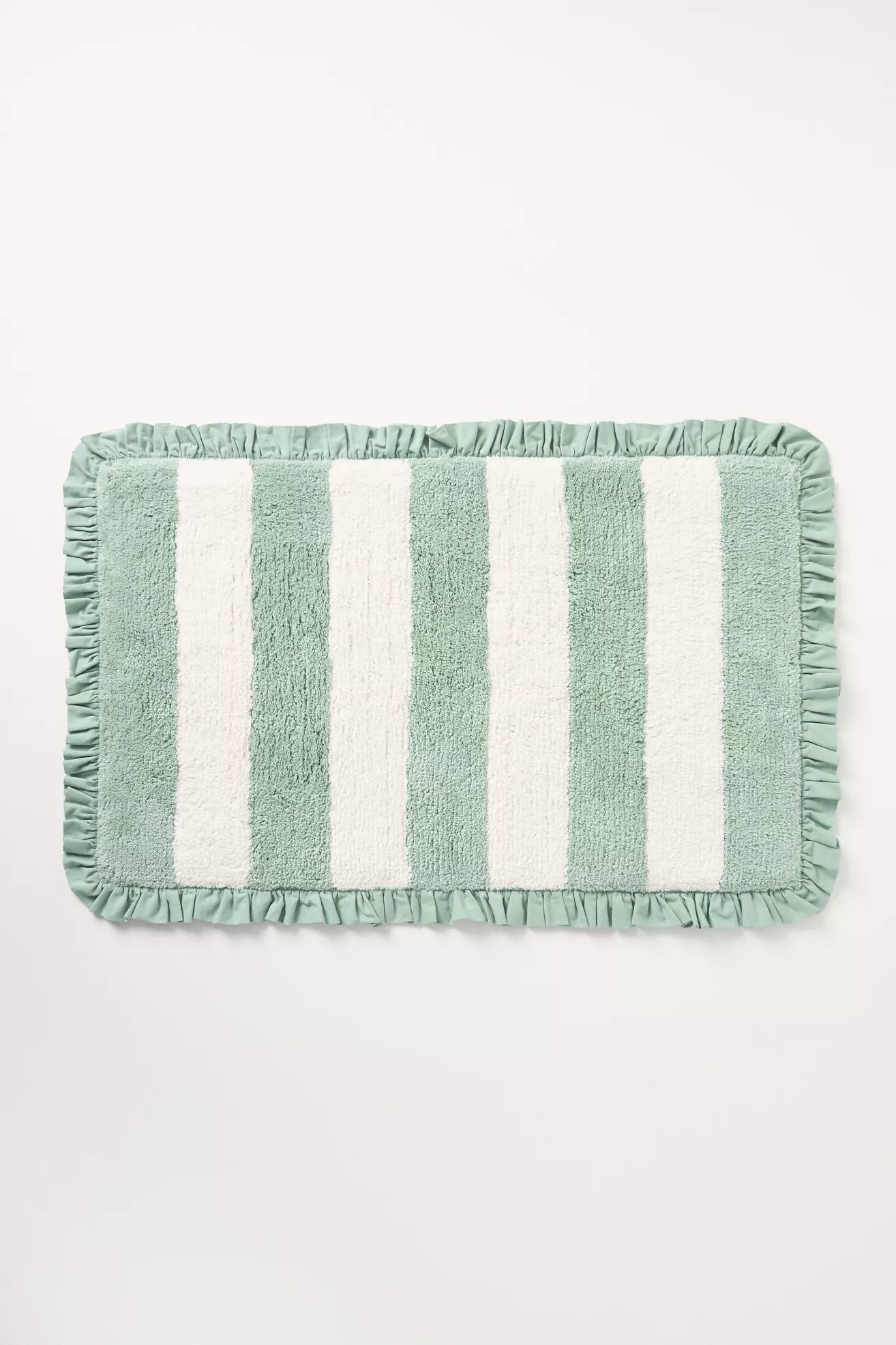Maeve Ruffled Stripe Tufted Bath Mat - thumbnail 8