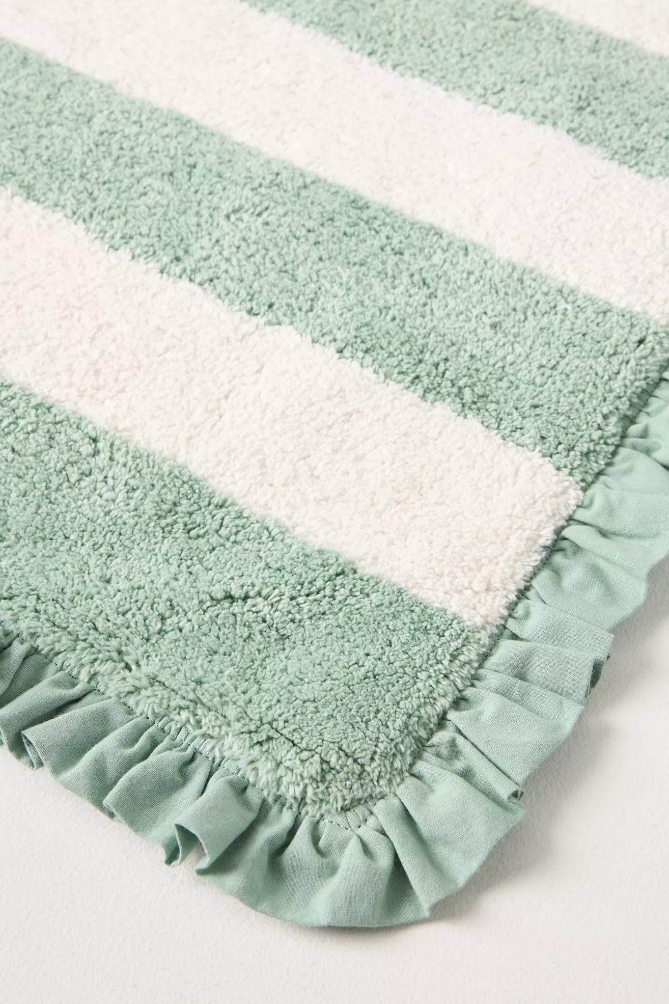 Maeve Ruffled Stripe Tufted Bath Mat - thumbnail 9