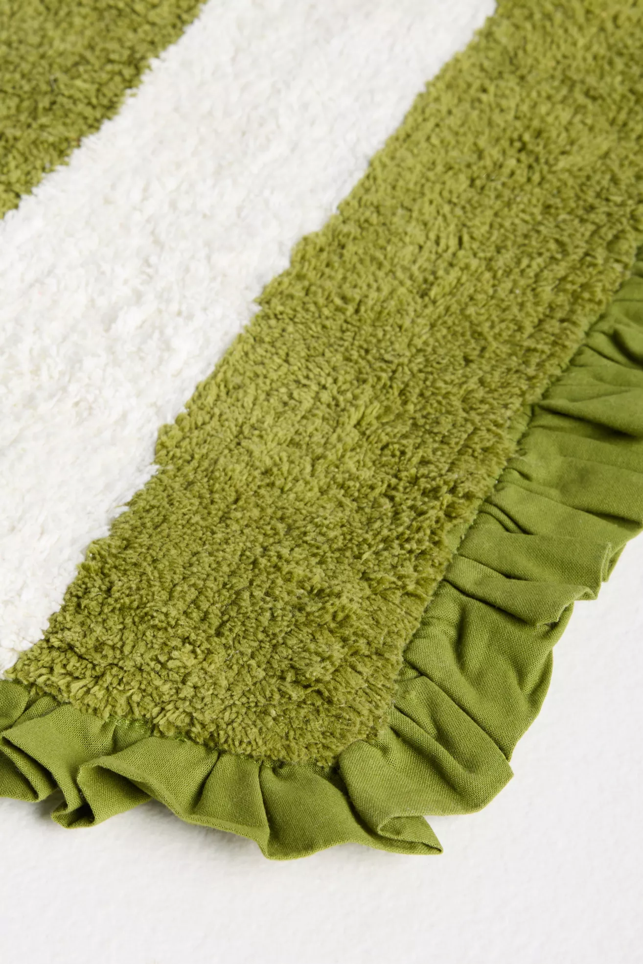 Maeve Ruffled Stripe Tufted Bath Mat - thumbnail 2