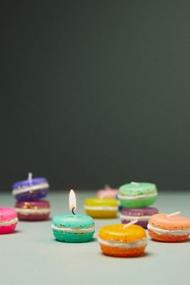 Macaron Tealights, Set of 12