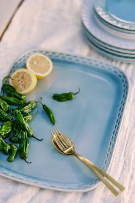 The Mediterranean Dish Chiseled Stoneware Platter