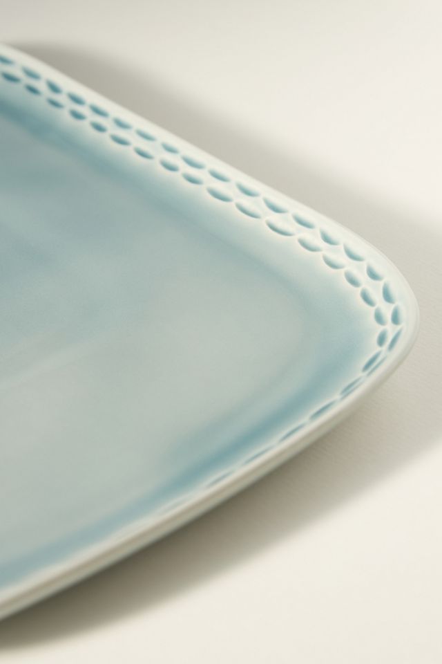 The Mediterranean Dish Chiseled Stoneware Platter #2