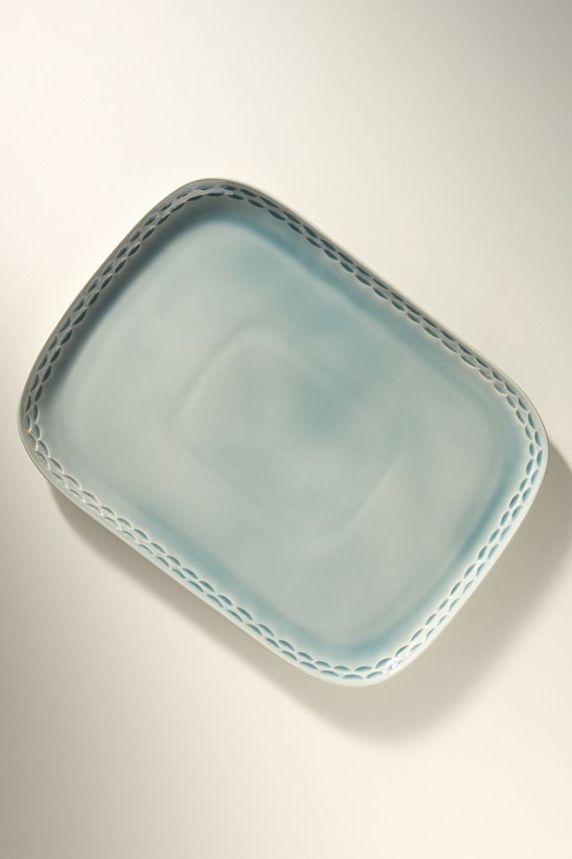 The Mediterranean Dish Chiseled Stoneware Platter #1