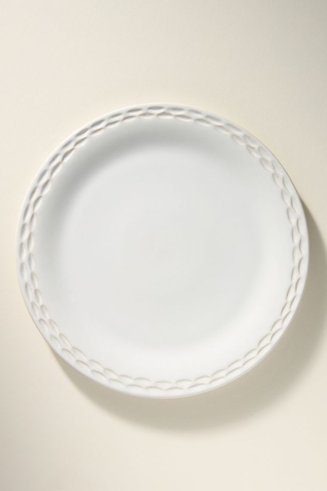 The Mediterranean Dish Chiseled Stoneware Dinner Plates, Set of 4 #1