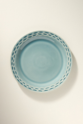 The Mediterranean Dish Chiseled Stoneware Dessert Plates, Set Of 4