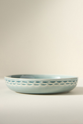 The Mediterranean Dish Chiseled Stoneware Bowls, Set Of 4