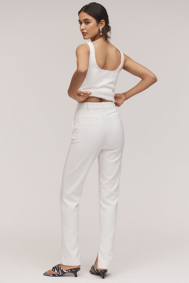 Acler Newland High-Rise Split-Hem Pants #2