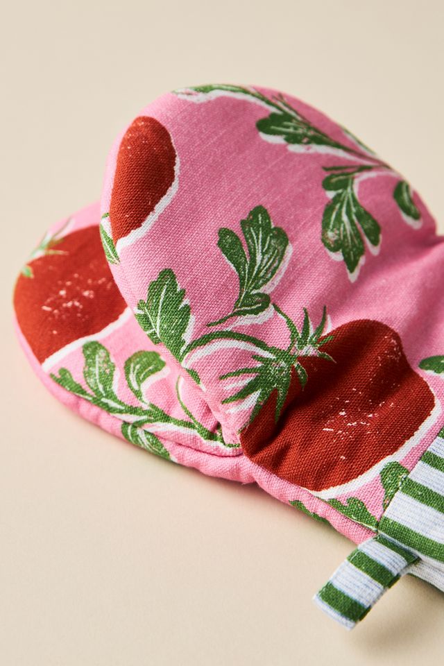 Luca Block Print Oven Mitt #1