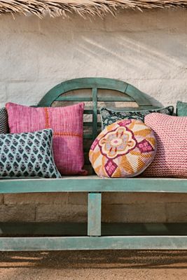 Jamea Woven Geometric Indoor/Outdoor Pillow