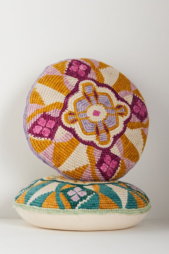 Jamea Woven Geometric Indoor/Outdoor Pillow #4