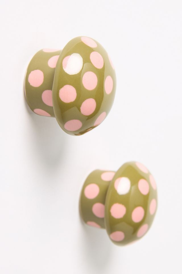 Rumi Stoneware Knobs, Set of 2 #2