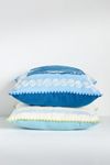 Soula Embroidered Indoor/Outdoor Pillow