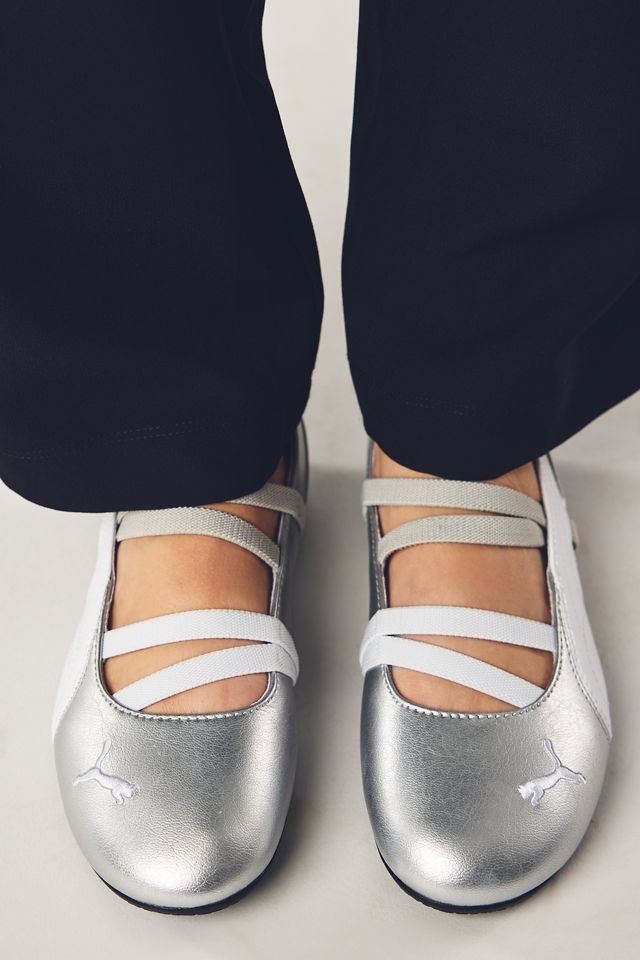 PUMA Speedcat Ballet Metallic Flats | Anthropologie UK