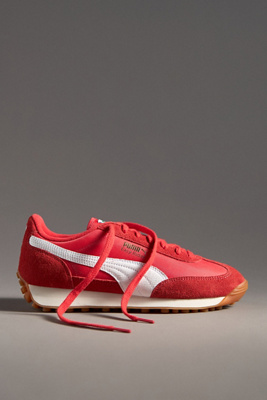 Puma Women's Easy Rider Casual Sneakers From Finish Line In Red
