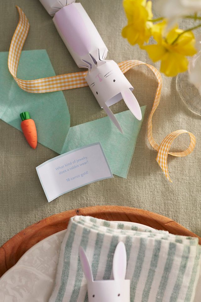 Bunny Party Crackers, Set of 6 #1