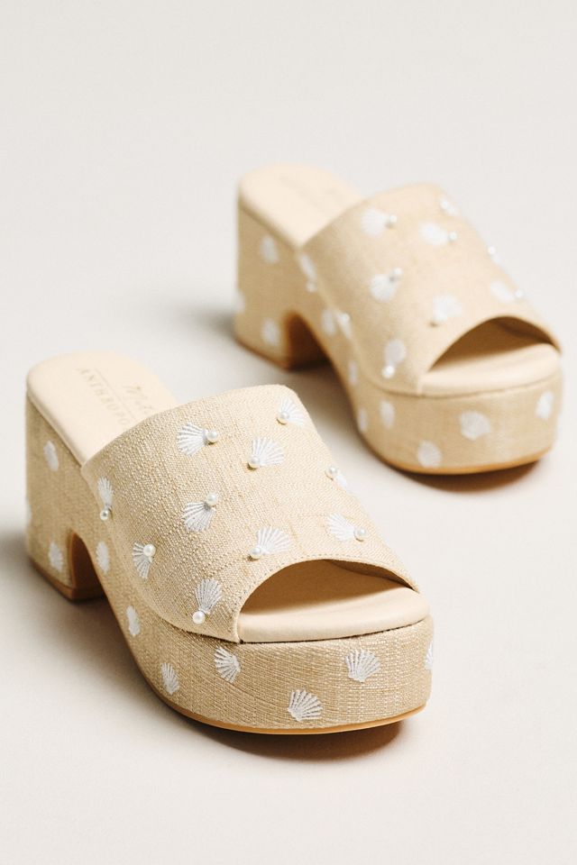 Matisse Exclusive Embroidered Platform Heeled Sandals #1