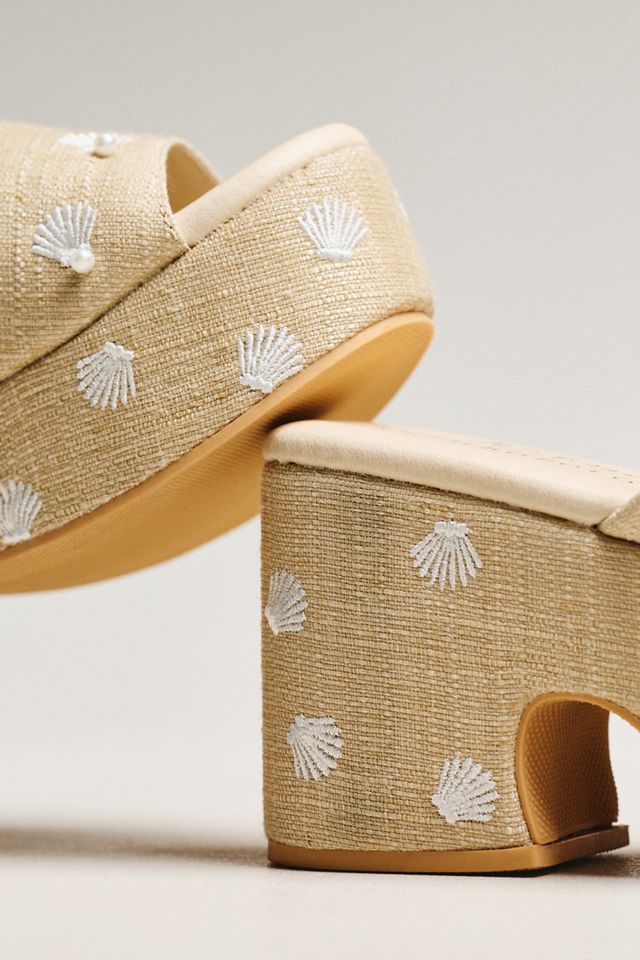 Matisse Exclusive Embroidered Platform Heeled Sandals #2