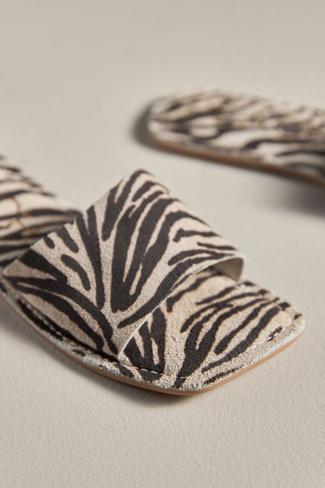 Matisse Beach Bali Suede Square-Toe Slide Sandals #2