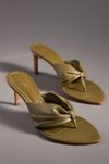 Schutz Lori Mid Thong Heeled Sandals