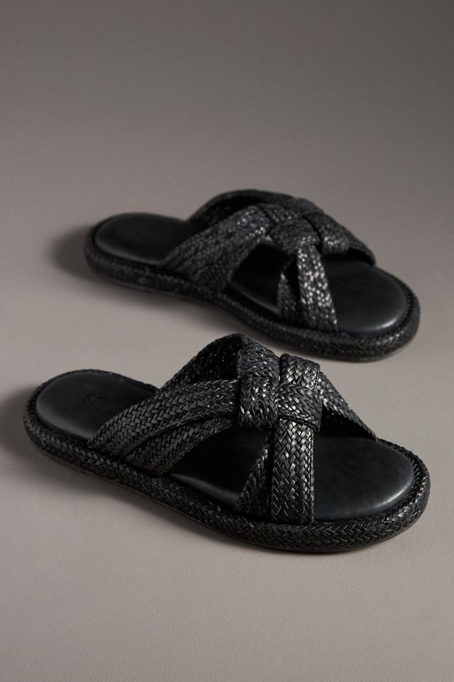 Schutz Kali Woven Sandals #1