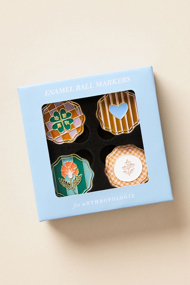 Anthropologie Golf Ball Markers, Set of 4 #1