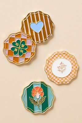 Anthropologie Golf Ball Markers, Set of 4