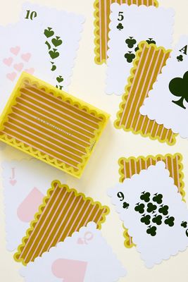 Anthropologie Jumbo Waterproof Playing Card Set