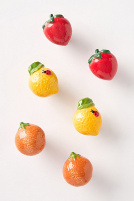 Mercada Stoneware Knobs, Set of 2 en Orange taille: S chez - Anthropologie - Modalova