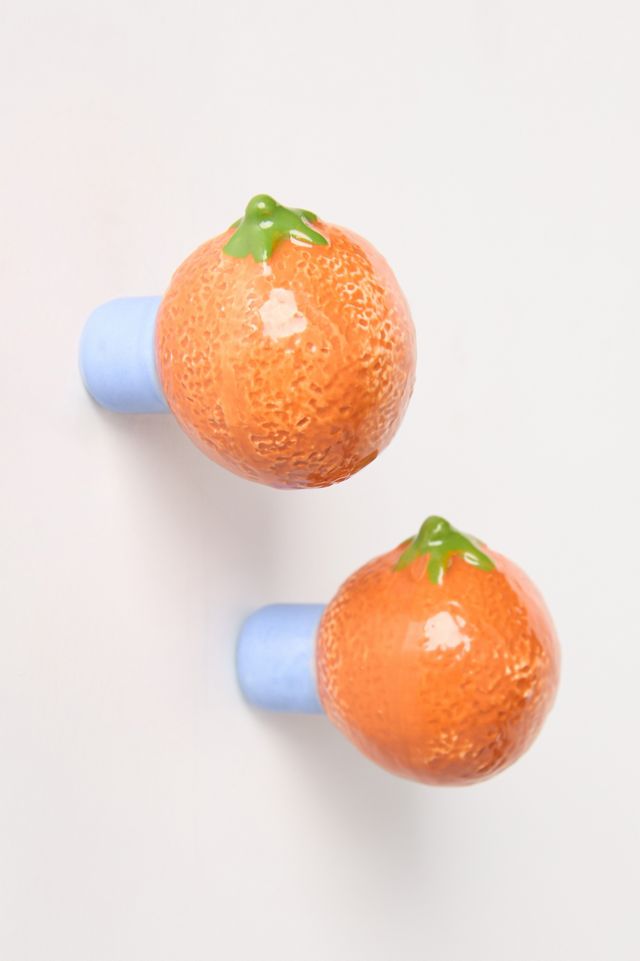 Mercada Stoneware Fruit Knobs, Set of 2 #2