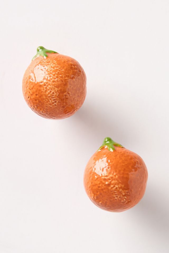 Mercada Stoneware Fruit Knobs, Set of 2 #1