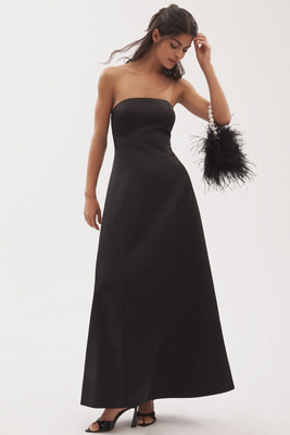 Piper Strapless Fit & Flare Maxi Dress