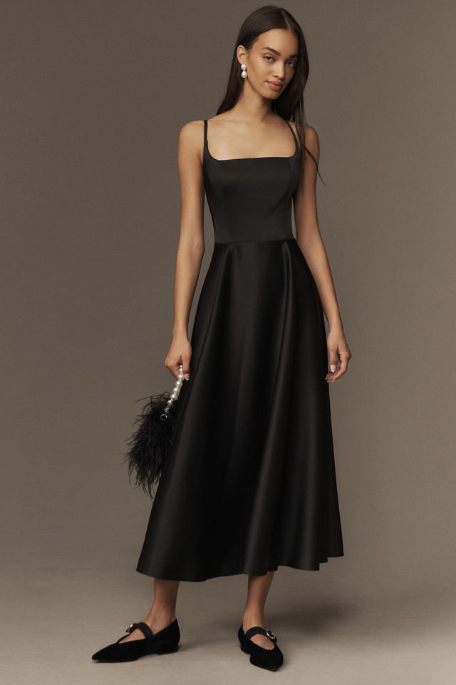 Mare Mare Rosalie Sleeveless Square-Neck Midi Dress #3