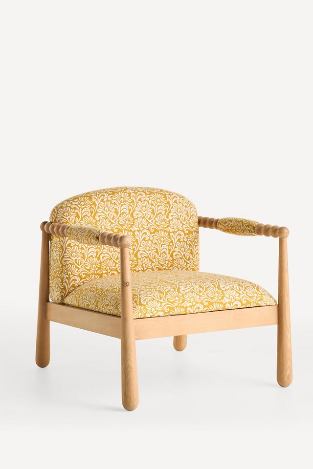 Pippa Kari Block-Print Accent Chair #1