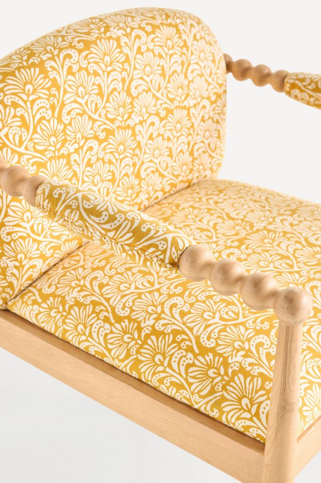 Pippa Kari Block-Print Accent Chair #4