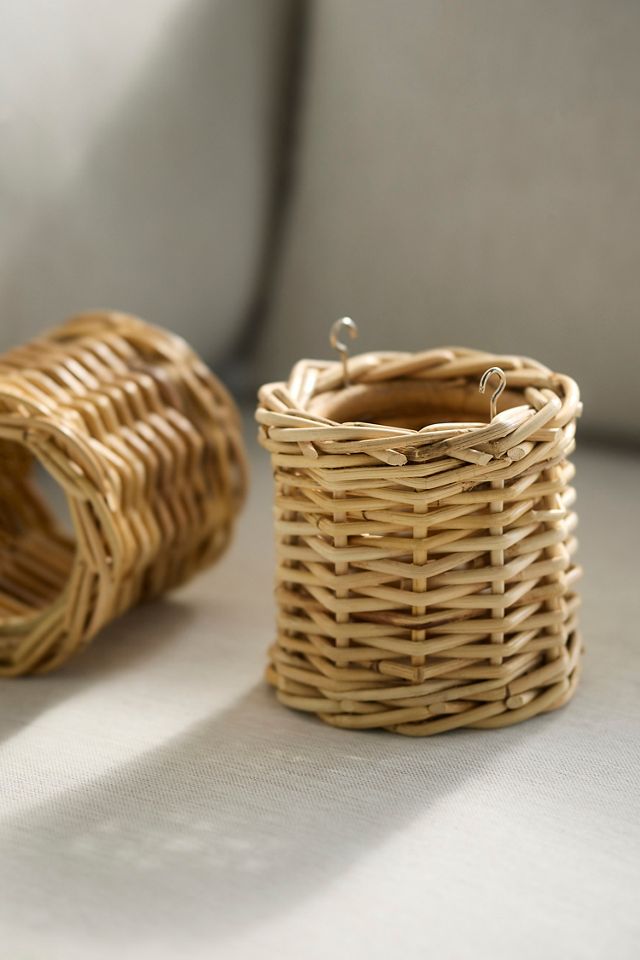 Rattan String Light Shades, Set of 10 #2