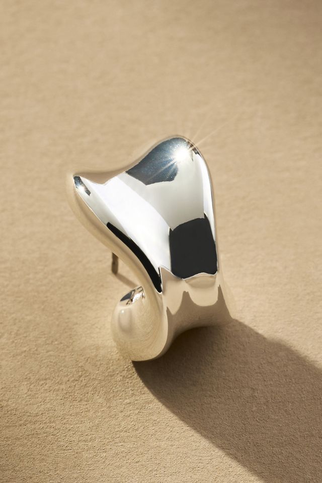 Jenny Bird Chunky Doune Hoop Earrings #1