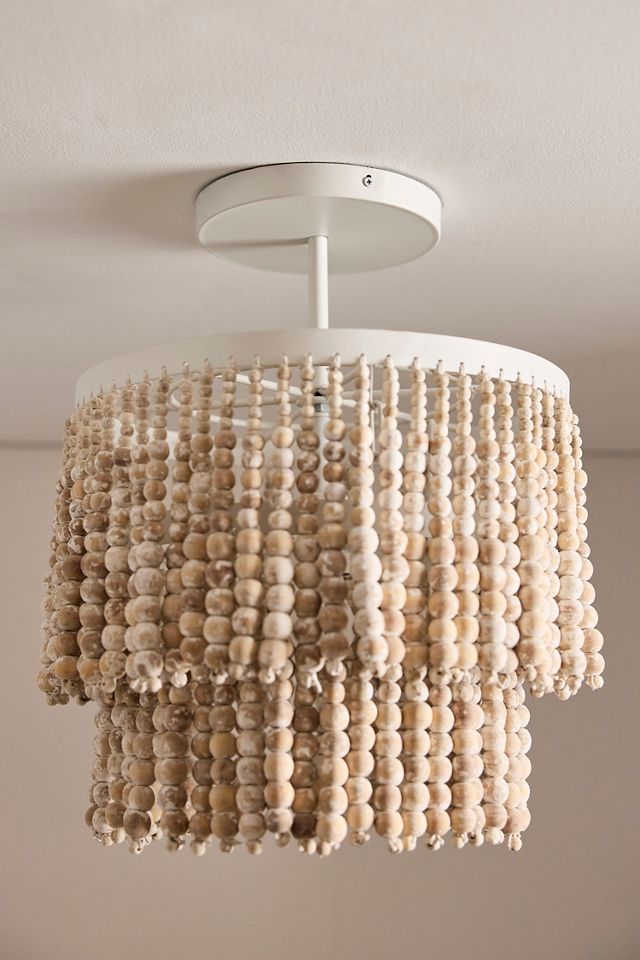 Beaded Flush Mount Ceiling Light #2