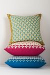 Freya Linen Embroidered Geometric Pillow