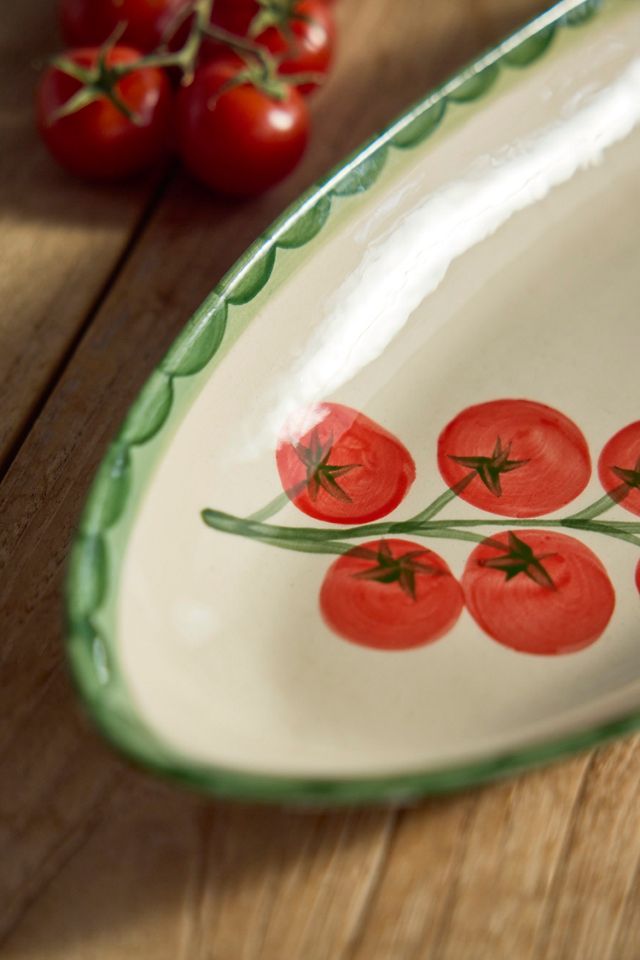 Garden Tomato Stoneware Serving Dish #2