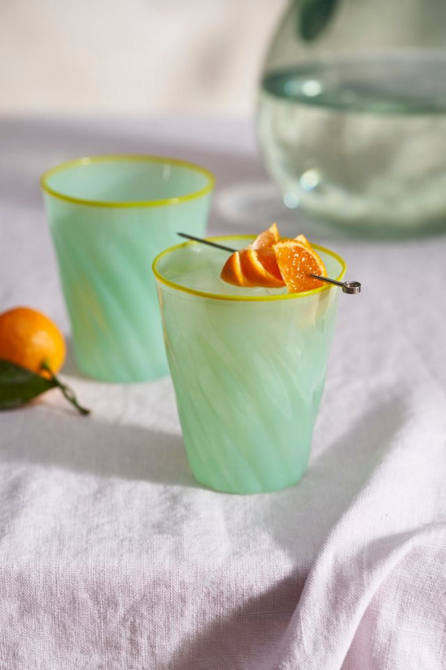 Colorful Swirl Glasses, Set of 2 #2