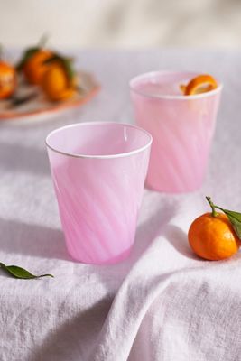 Colorful Swirl Glasses, Set of 2