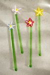 Flower Cocktail Stirrers, Set of 4